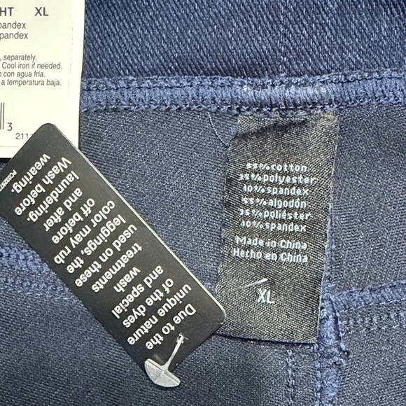 Hue dark wash denim leggings size XL - Picture 6 of 7